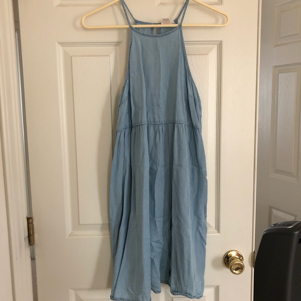 spring denim dress